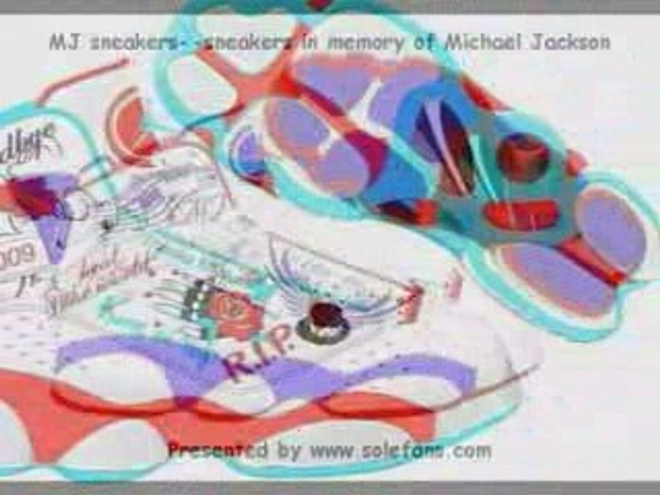 MJ sneakers---Sneakers in memory of Michael Jackson