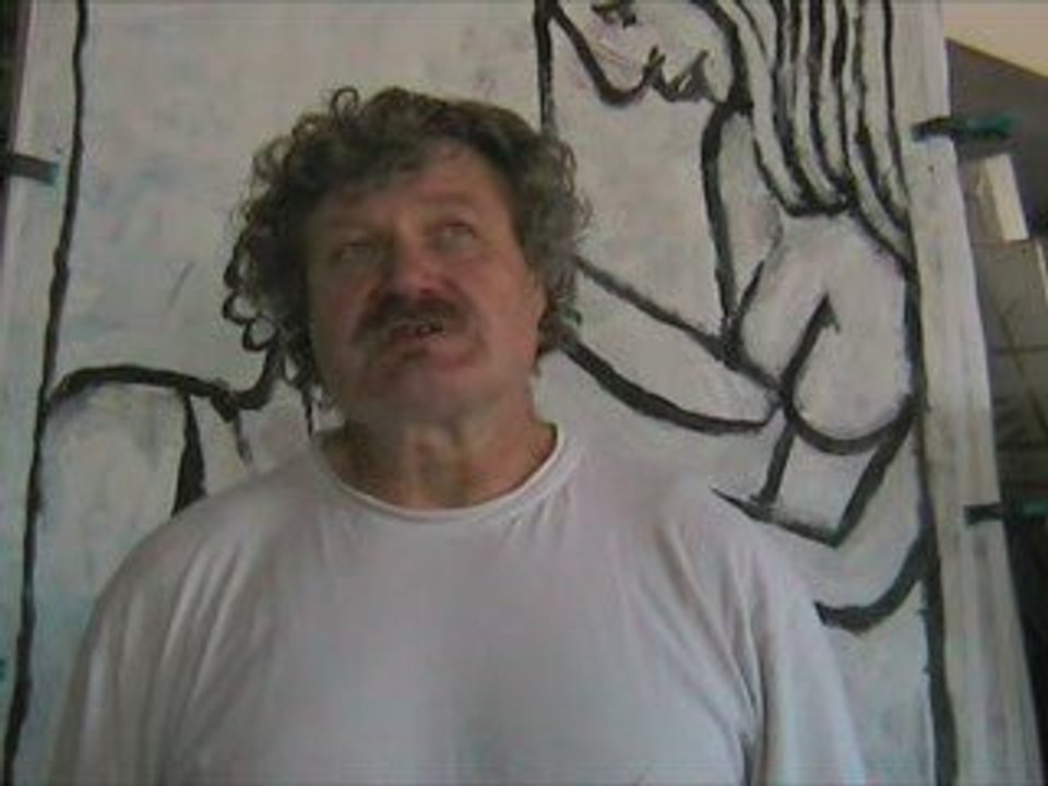 Lablogule dans l’atelier de l’artiste Autrichien Johann Poll