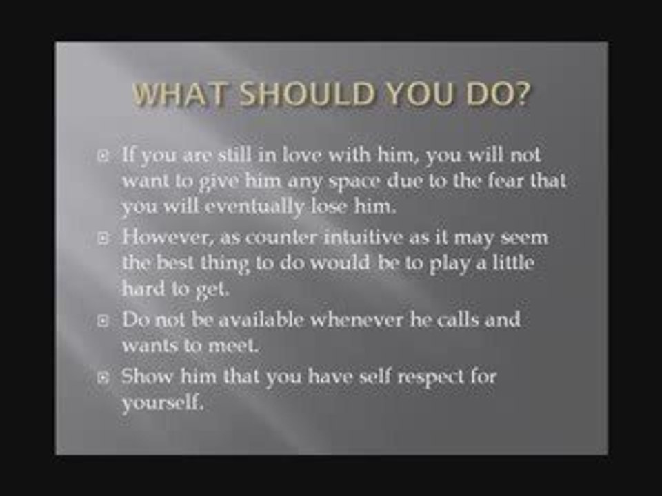 Will I Lose My Boyfriend If I Give Him Space ?