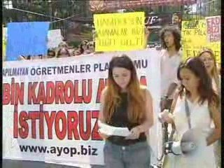 Ataması Yapılmayan Öğretmenlerden Tebeşirli Eylem