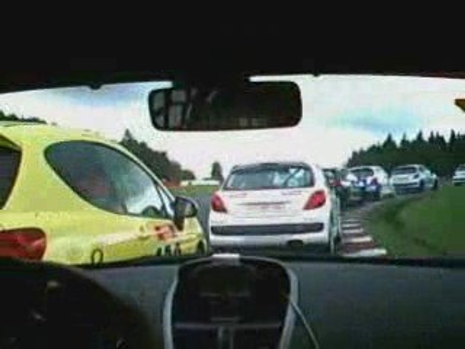 Rencontres Peugeot Sport 2009 - Depart Spa 207