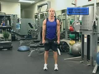 DB Stiff Leg Deadlift | Romanian Dead Lift