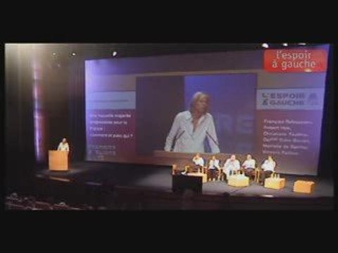 François Rebsamen et Marielle de Sarnez (Aleliers d'Eté)