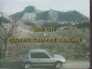 essai 205 GTI phase 1