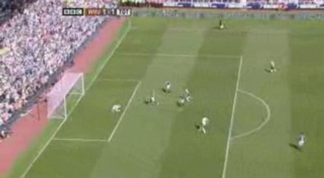 Defoe Goal West Ham v Tottenham 23rd August 2009