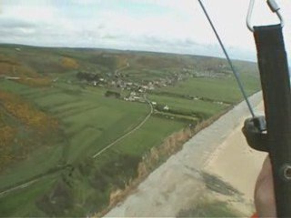 Parapente, déco de la plage de Vauville