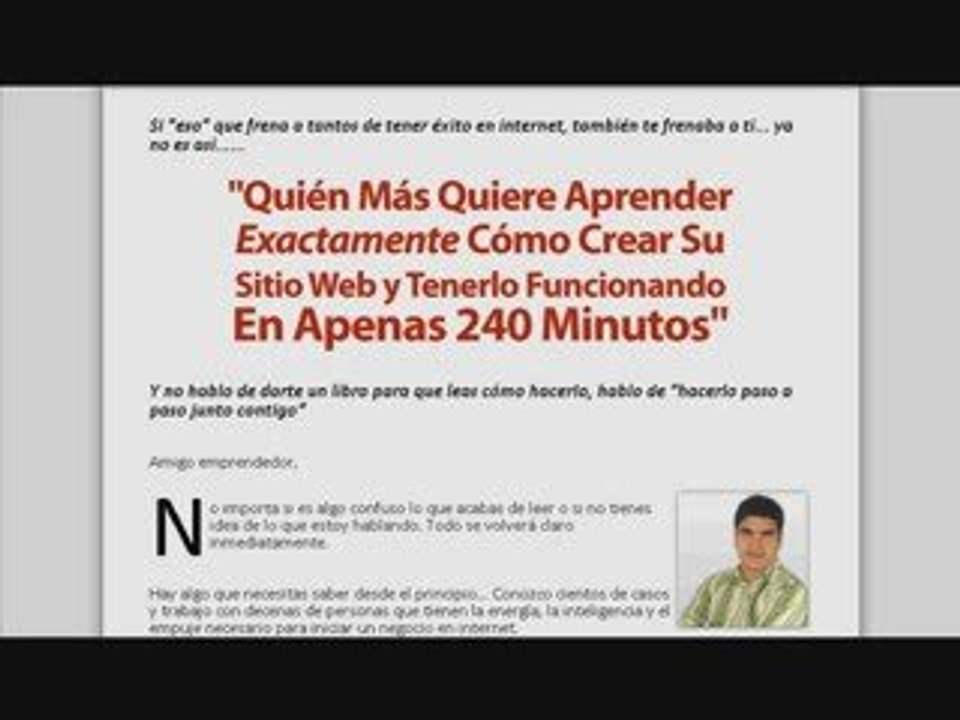 CREA TU PAGINA WEB Y EMPIEZA A GENERAR INGRESOS