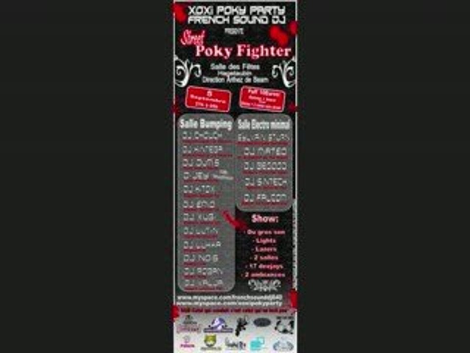 Soiree French Sound Dj vs Xoxi Poky Party  5 septembre 2009