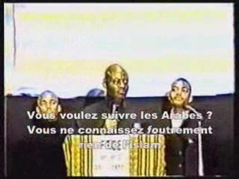 Nation of Islam raciste envers les arabes musulmans