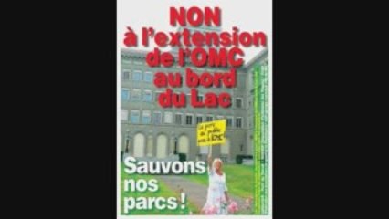 Pierre Vanek : Sauver le parc devant l'OMC?