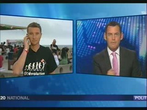 JT France3 - université d'été du NPA - 24/08/2009