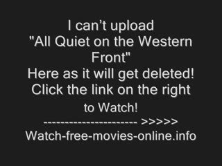 All Quiet on the Western Front