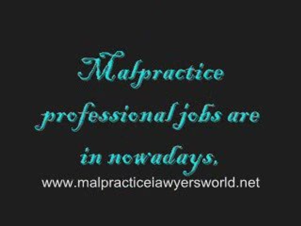 Malpractice Lawyers