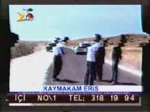 ZİLE KAYMAKAMI ERİŞ KÖY YOLLARINI DENETLEDİ zileweb.com