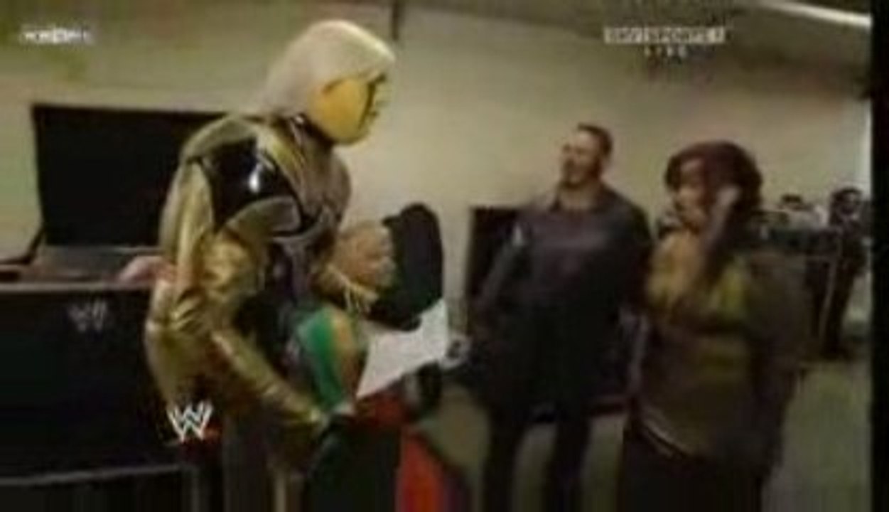 Goldlust & Hornswoggle Backstage with Vickie & Chavo