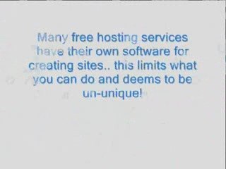 The Price of Free Web Hosting