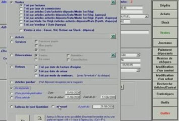 TrocTech : Consulter les journaux de vente