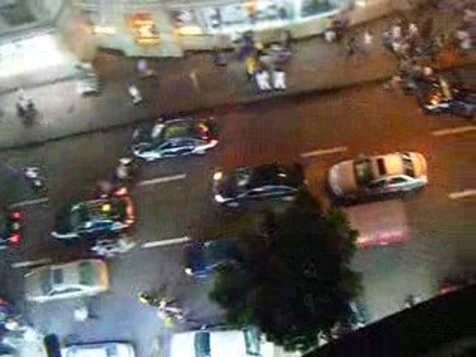 vue depuis une chambre de l'hôtel Luna (Le Caire)