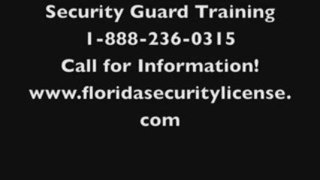 Florida Security License