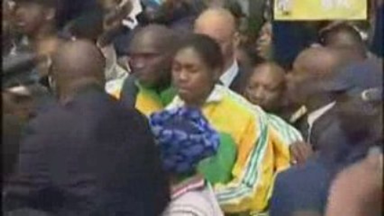 Afrique du Sud: Le retour triomphal de Caster Semenya