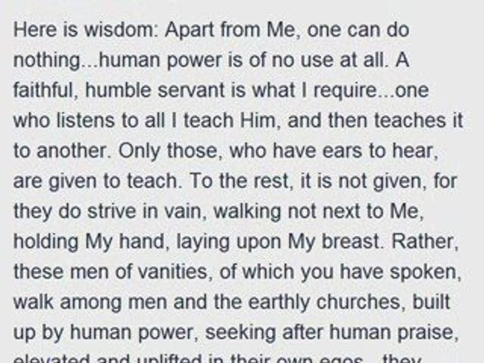 #11A 1 of 2 - Was Jesus Ever Sick? Today, I read ...