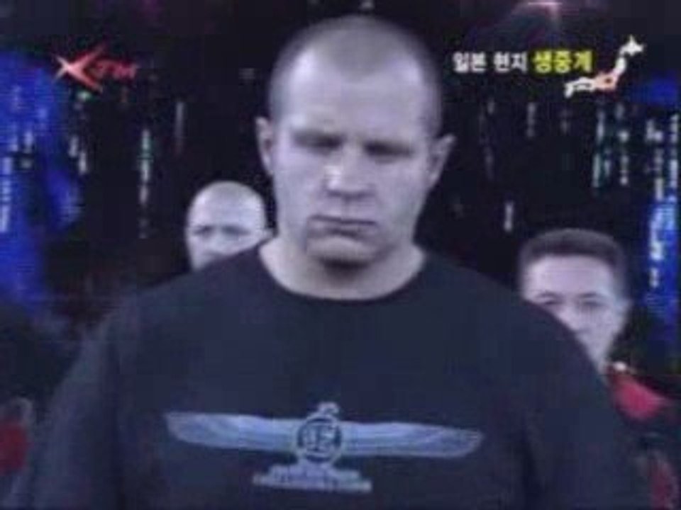 fedor vs nogueira 2nd fight pt 1