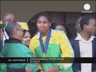 Retour de Caster Semenya en Afrique du Sud