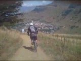 Les 2 alpes : piste de descente vtt du diable