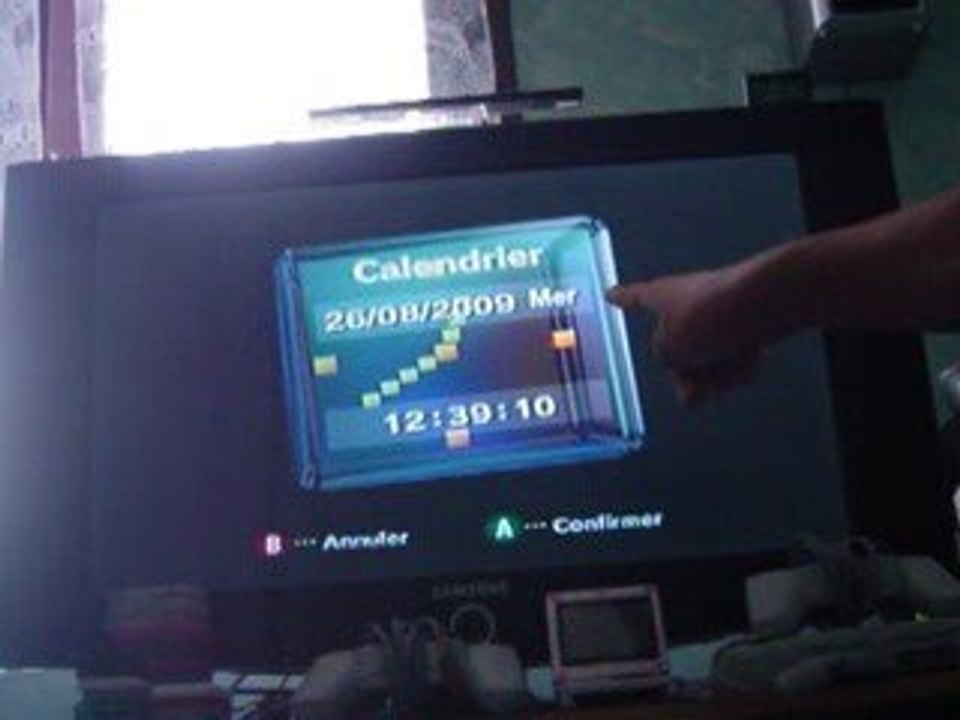 Menu Game cube