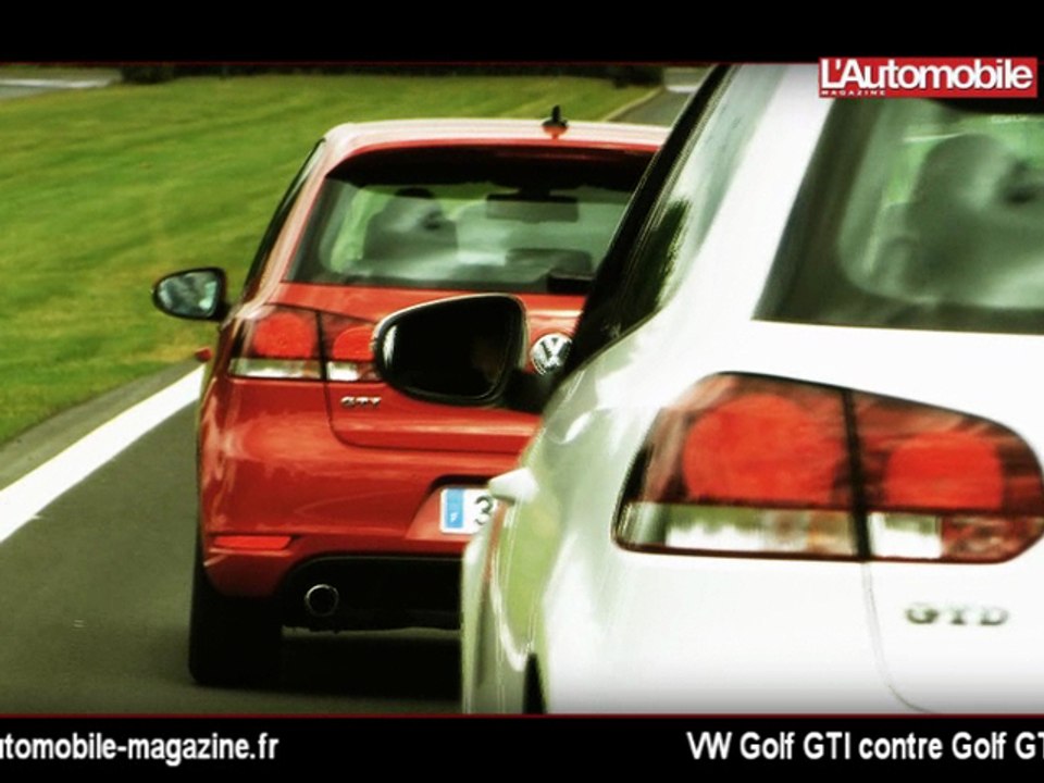 VW Golf GTI contre Golf GTD