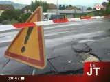 Inondations à Rumilly (Haute-Savoie)