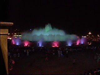 Fuentes en Plaza España, Barcelona