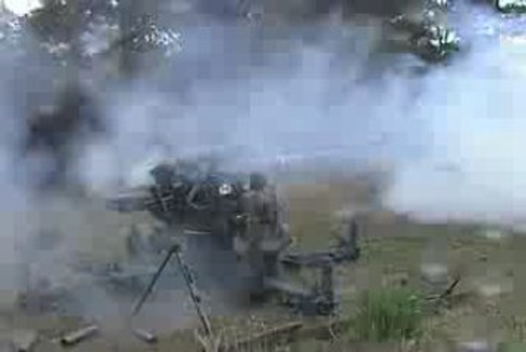 MUST SEE - NEW, Firing the 88mm flak gun,