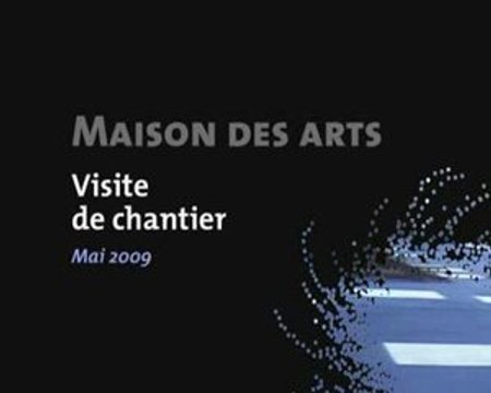 Bellevue demain - La Maison des Arts : Visite de chantier