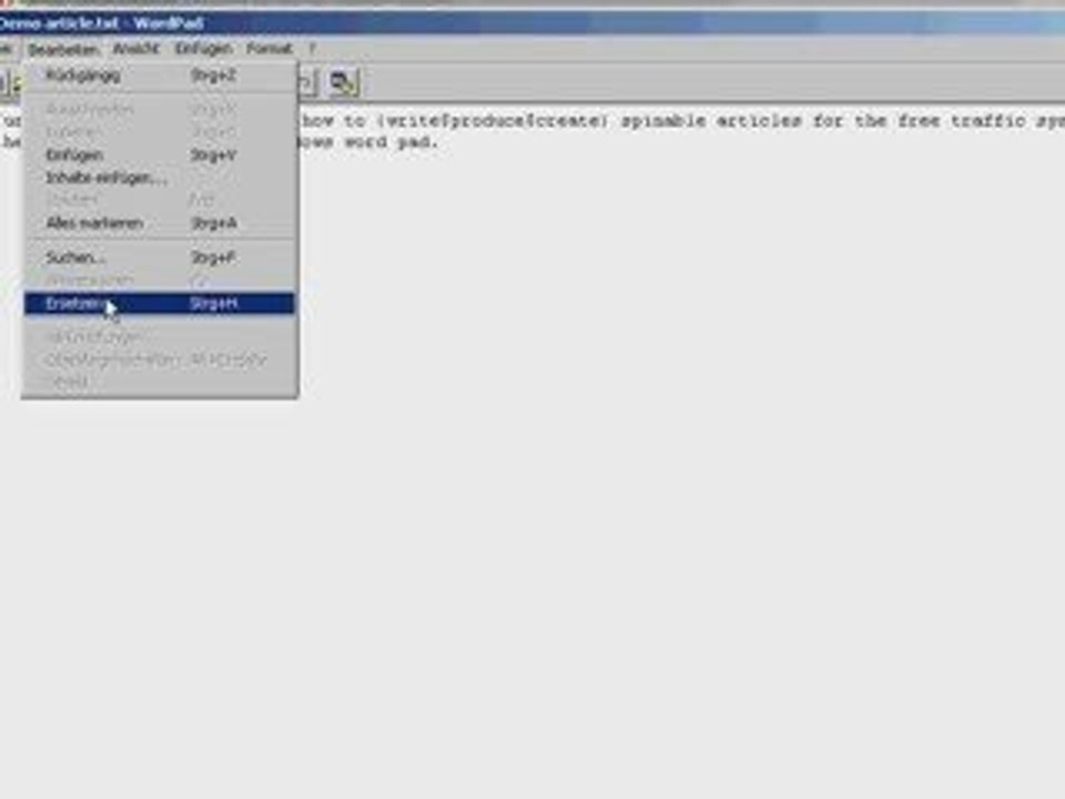 Spin articles for the free traffic system