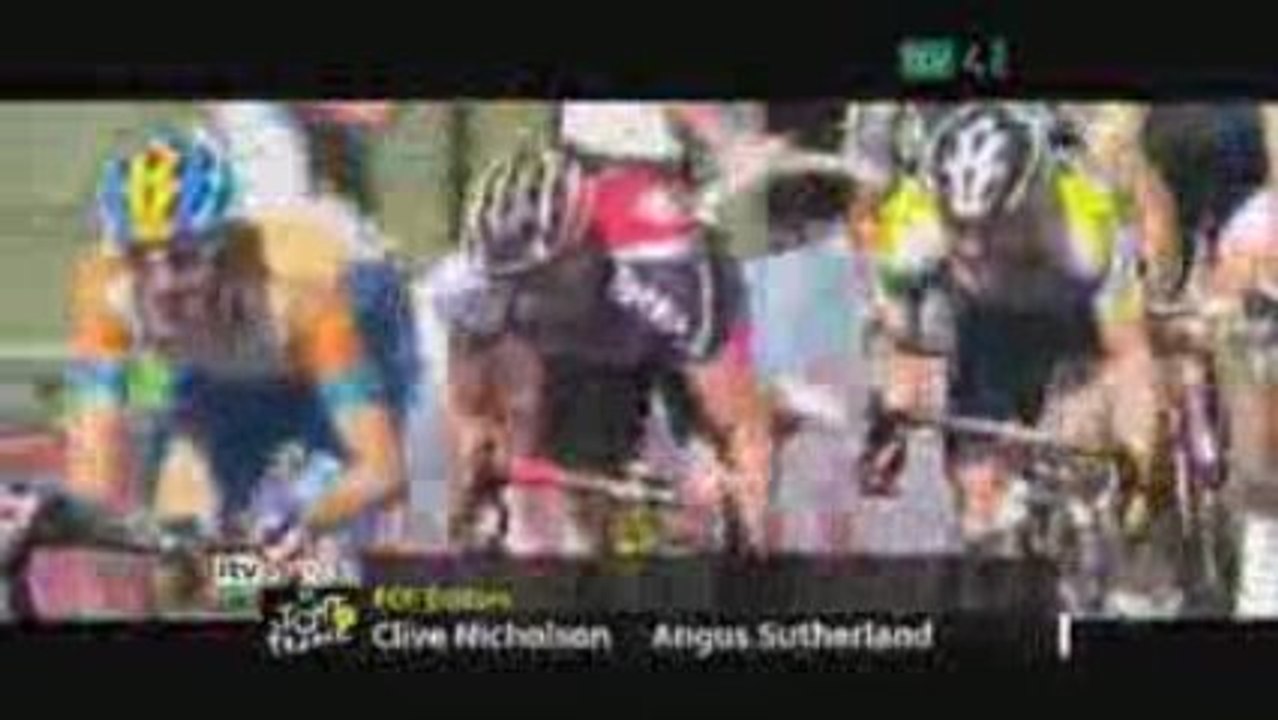 Tour de France 2009 Contador Schlek Armstrong Wiggins