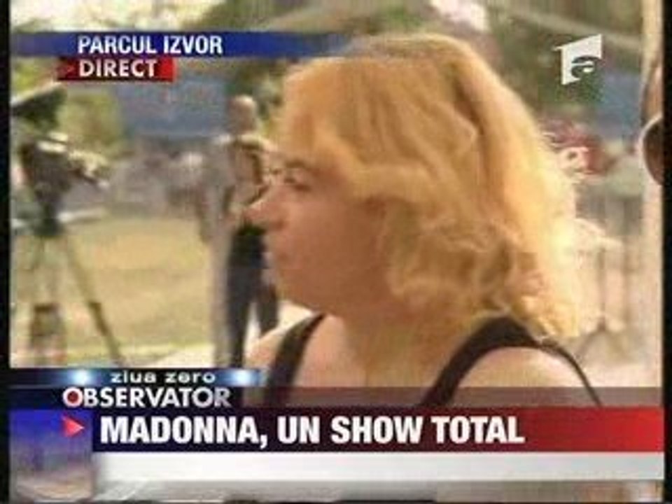 Madonna in Bucharest - Latest news from Antena 1TV,01