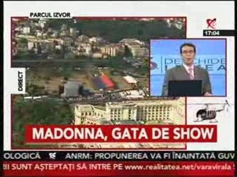 Madonna Prepare Show in Bucharest - RealitateaTV.02