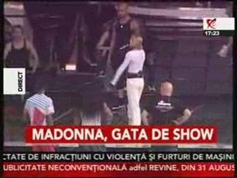 Madonna Prepare Show in Bucharest - RealitateaTV.03