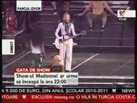 Madonna Prepare Show in Bucharest - RealitateaTV.17.38.PM