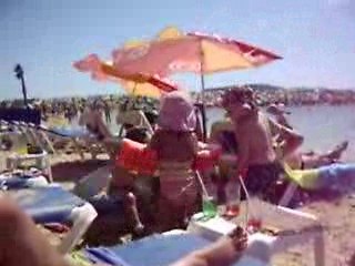 17 aout 08 plage mourillon cousin