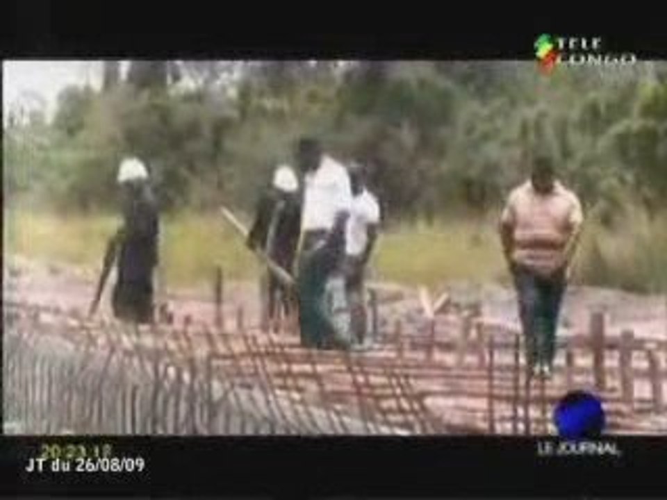 Visite des chantiers routiers dans la cuvette centrale