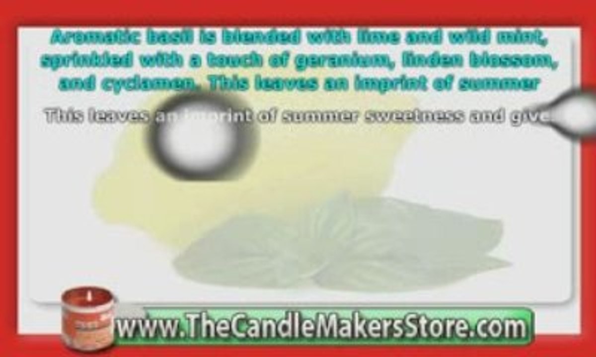 Cool Citrus Basil For Your Richly Scented Candle
