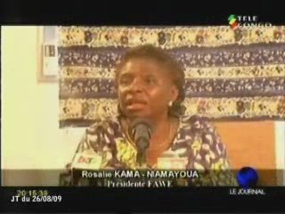Conférence de presse animée par la présidente du FAWE