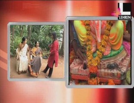 On the sets of Ladies for Ganpati Bappa