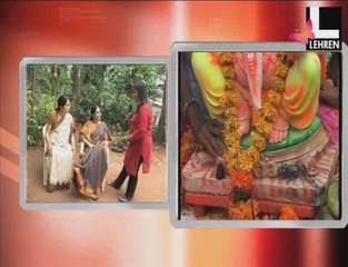 On the sets of Ladies for Ganpati Bappa