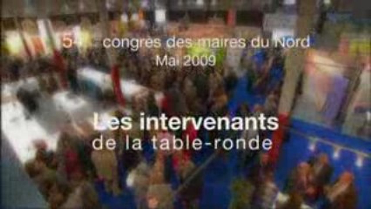 Congrés des Maires du Nord mai 2009 Lille