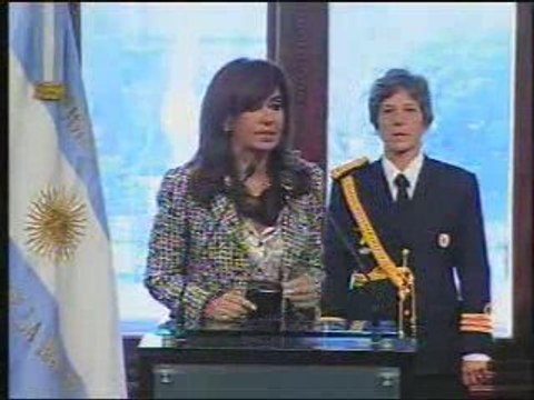 Cristina anuncia la ley de servicios audiovisuales