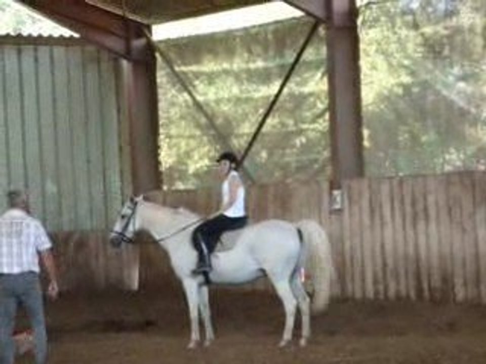 4 eme cours d'équitation de sylvie à bozouls (aveyron)