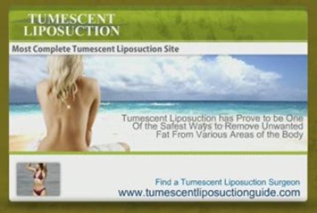 Tumescent Liposuction # 1